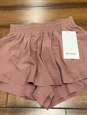 Lululemon Women's Pink and Brown Shorts